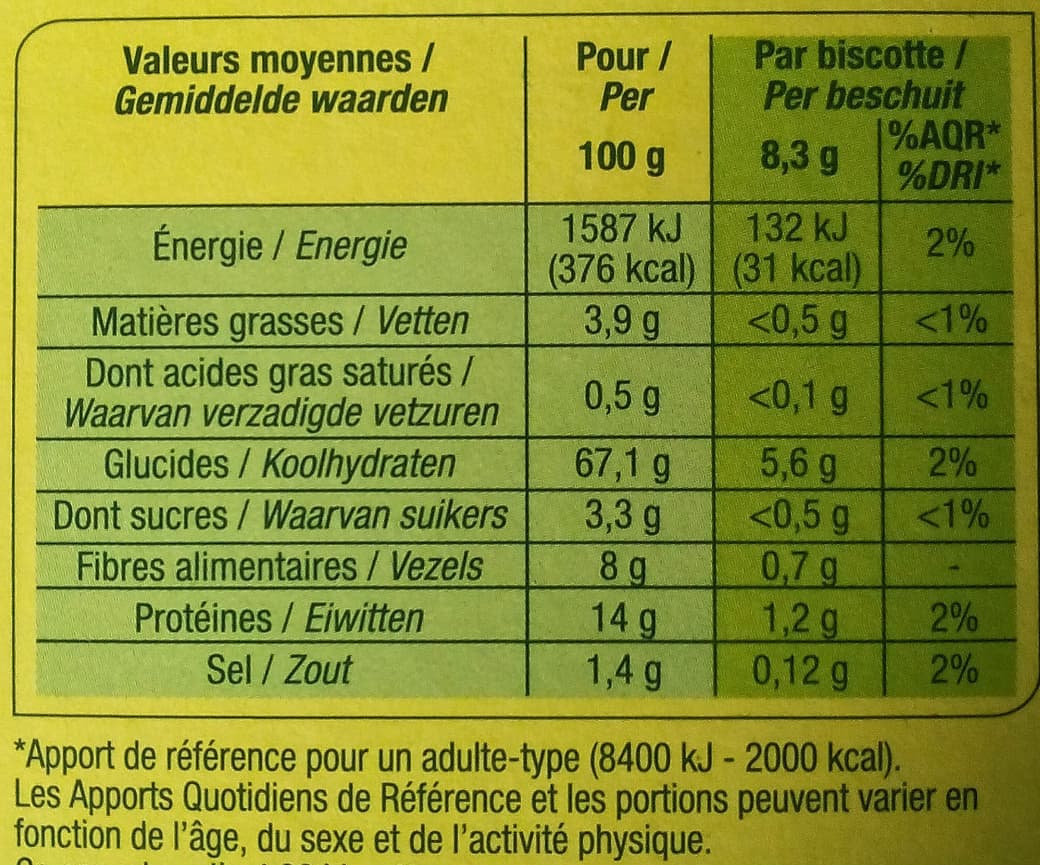 Cora Nature bio - Biscottes complètes packshot