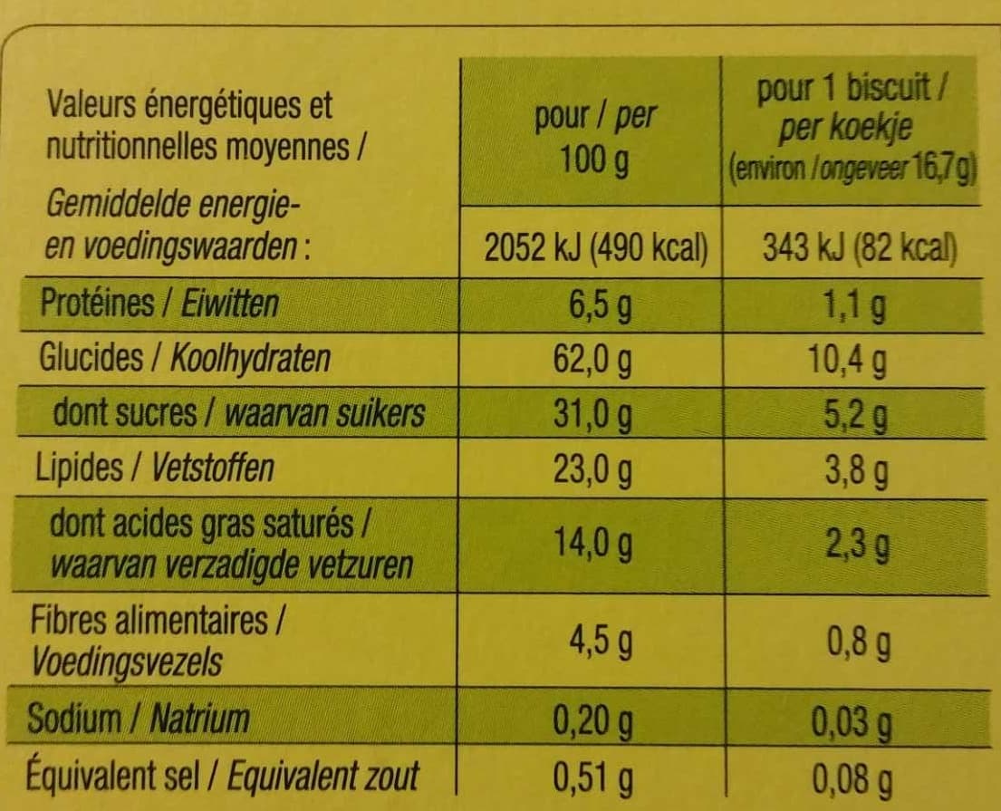 Nature bio 12 Cookies tout chocolat packshot