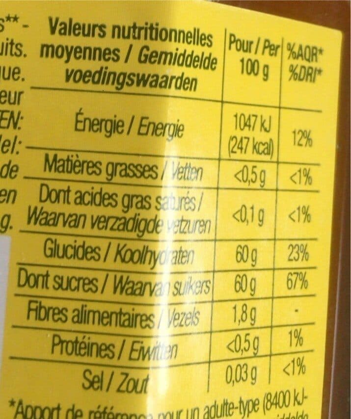 Nature bio Confiture Extra Abricot packshot
