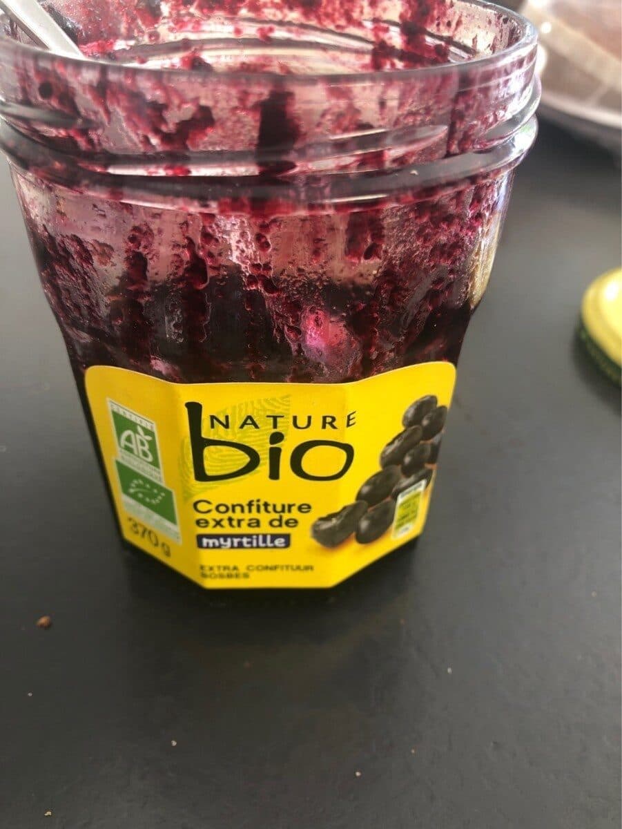 Nature bio Confiture Extra Myrtille - Derniers Stocks packshot