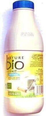 Nature bio Lait demi-écrémé bio packshot