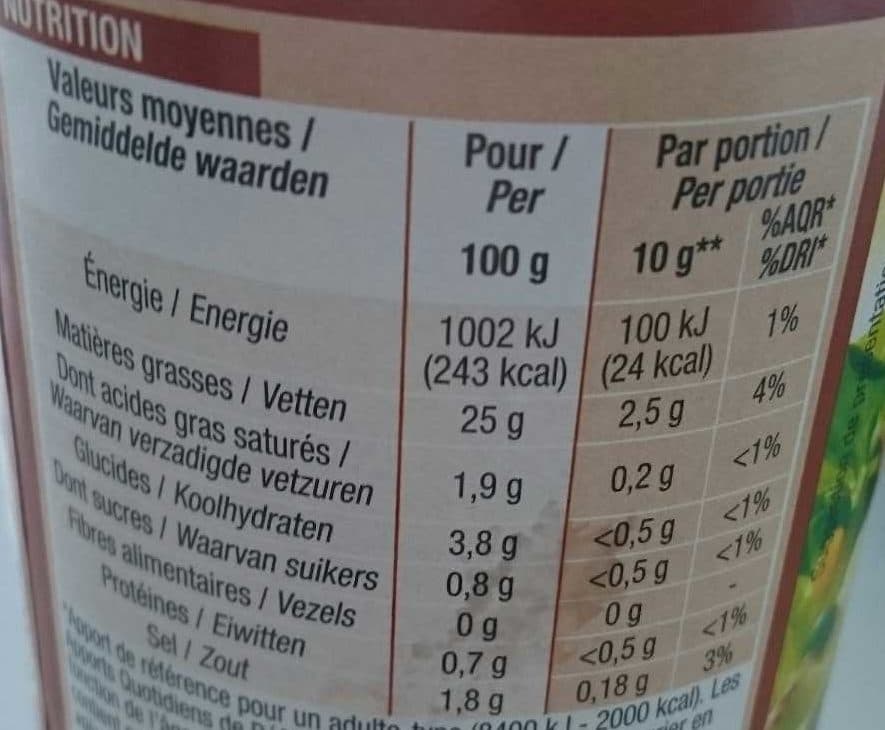 Cora Vinaigrette Moutarde Cora packshot