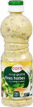 Cora Vinaigrette Aux Fines Herbes, 500 Millilitres, Marque Cora packshot