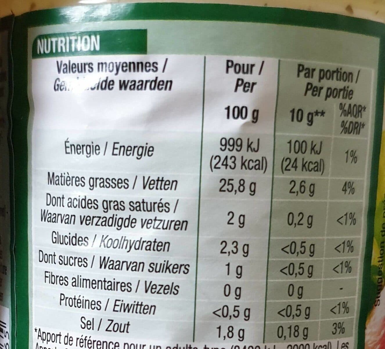 Cora Vinaigrette Aux Fines Herbes, 500 Millilitres, Marque Cora packshot