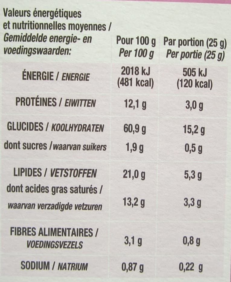 Cora Mini flûtes assortiment emmental, sésame, salées, tomate origan packshot