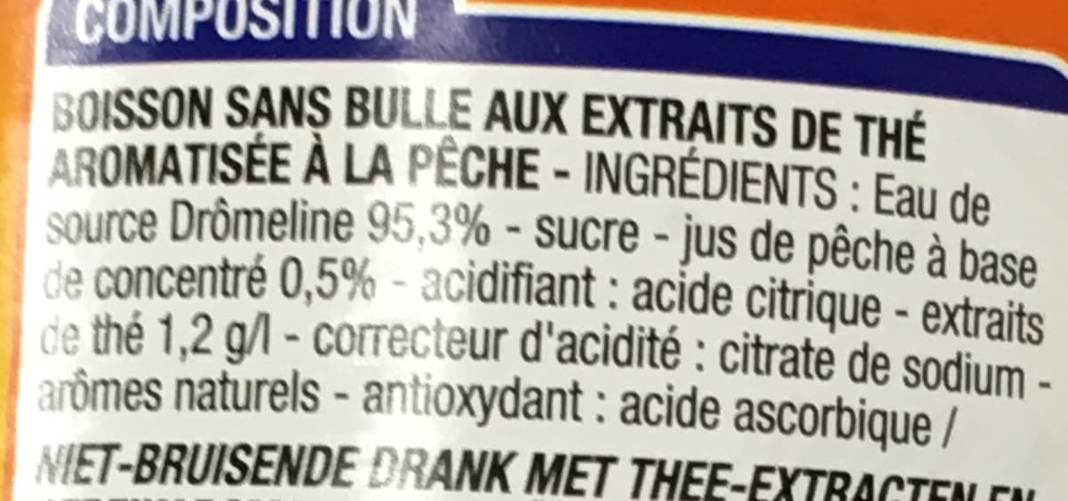 Cora Thé glacé Pêche packshot