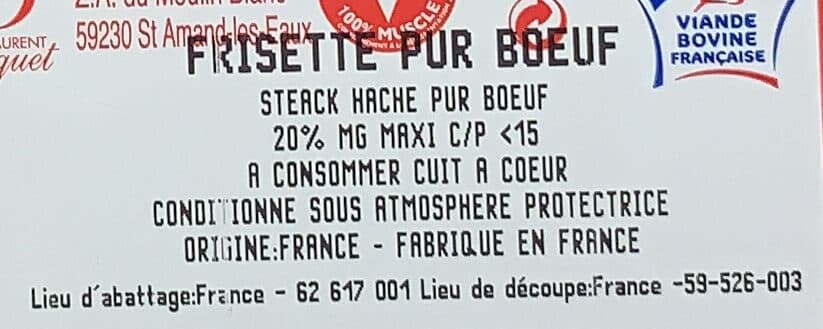 Cora Viande hachée Pur Boeuf (20% M.G.) packshot