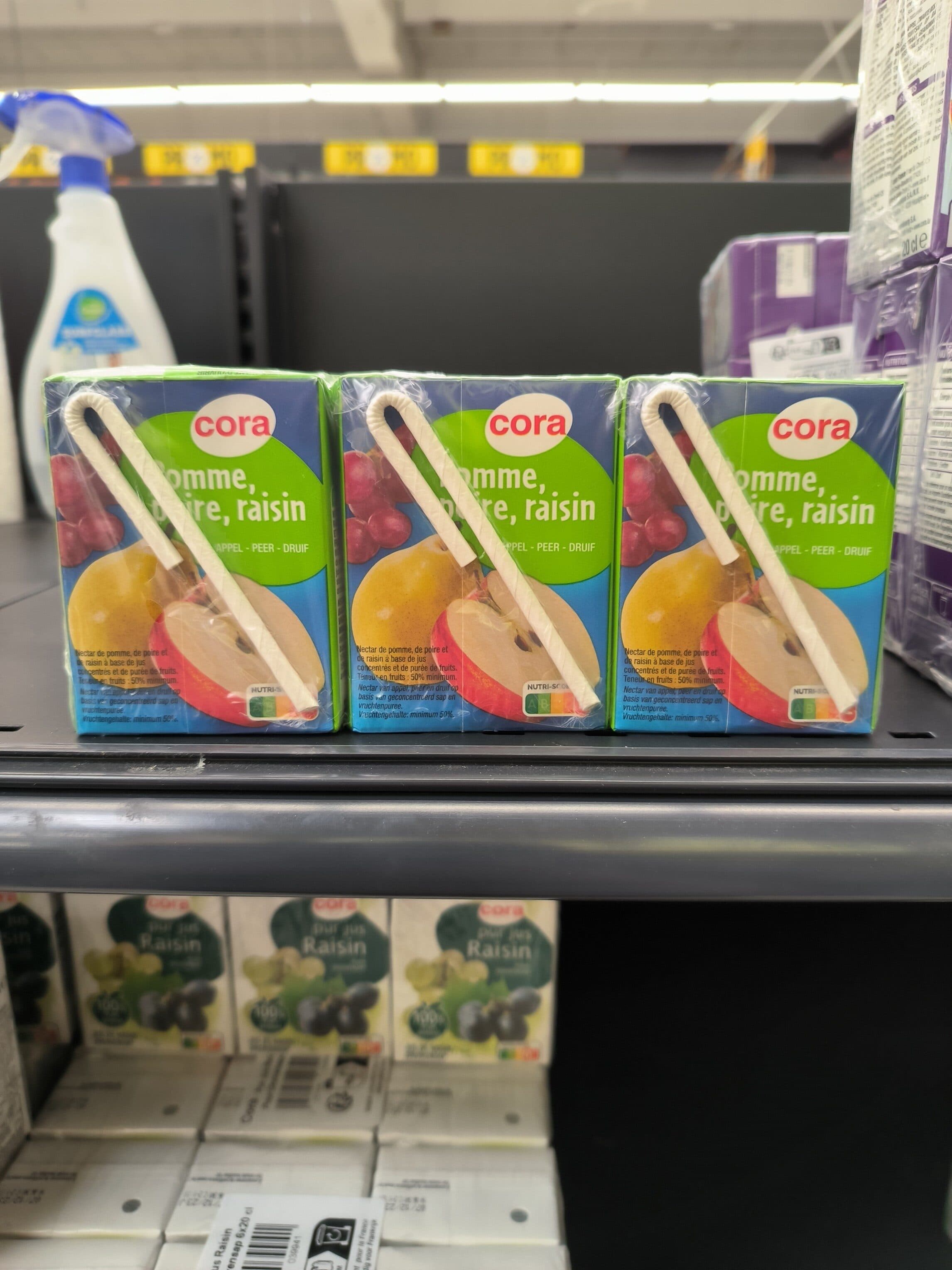 Cora Nectar Pomme - Poire - Raisin 6 Fois 20 Centilitres packshot