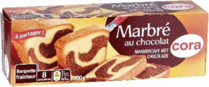 Cora Marbré au chocolat packshot