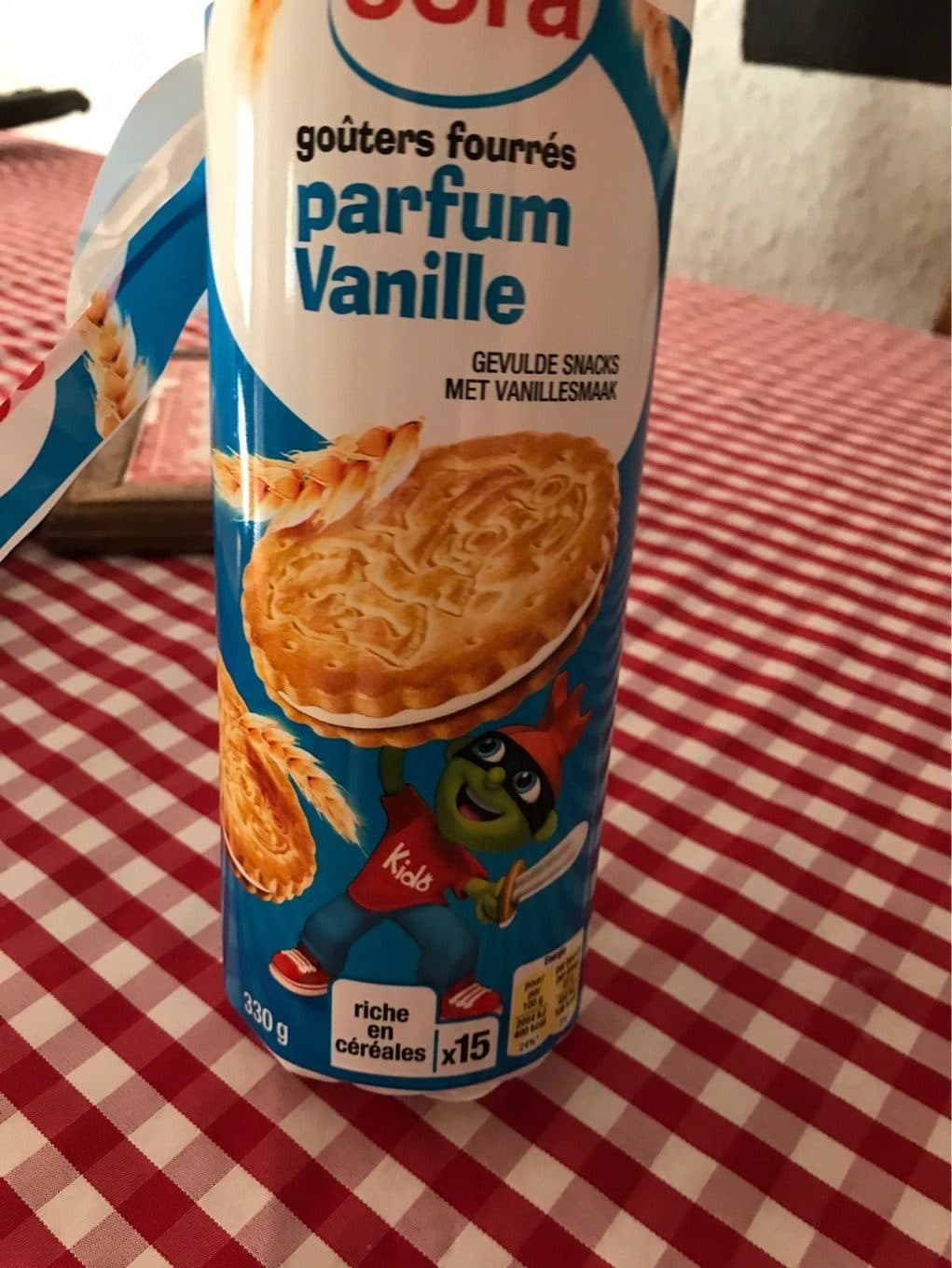 Cora Goûters fourrés ronds parfum vanille packshot