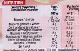 Cora Jambon Choix sans couenne packshot