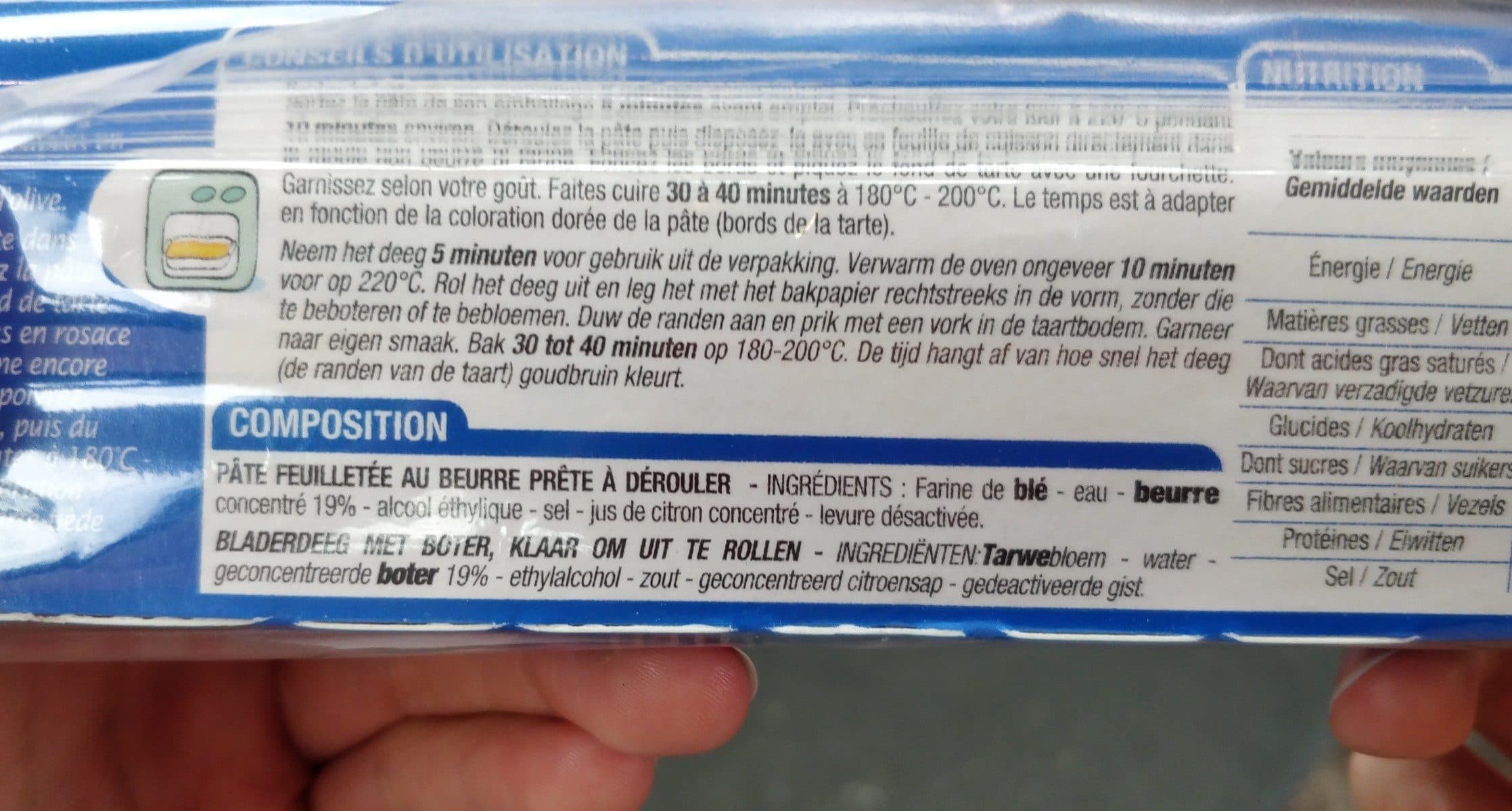 Cora Pâte feuilletée au beurre packshot