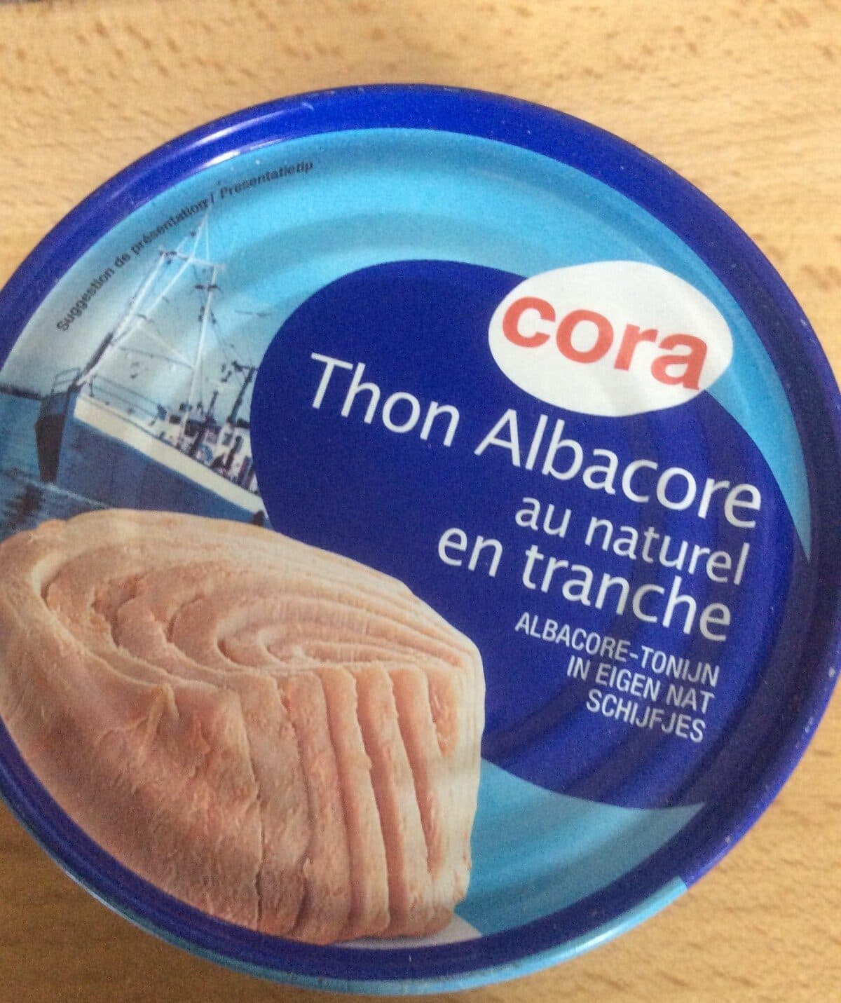 Cora Tranche De Thon Albacore packshot