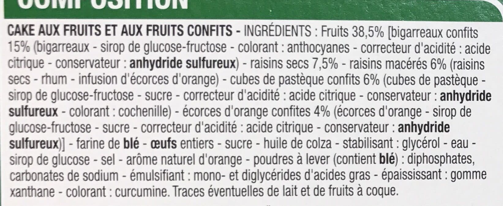 Cora Cake aux Fruits packshot
