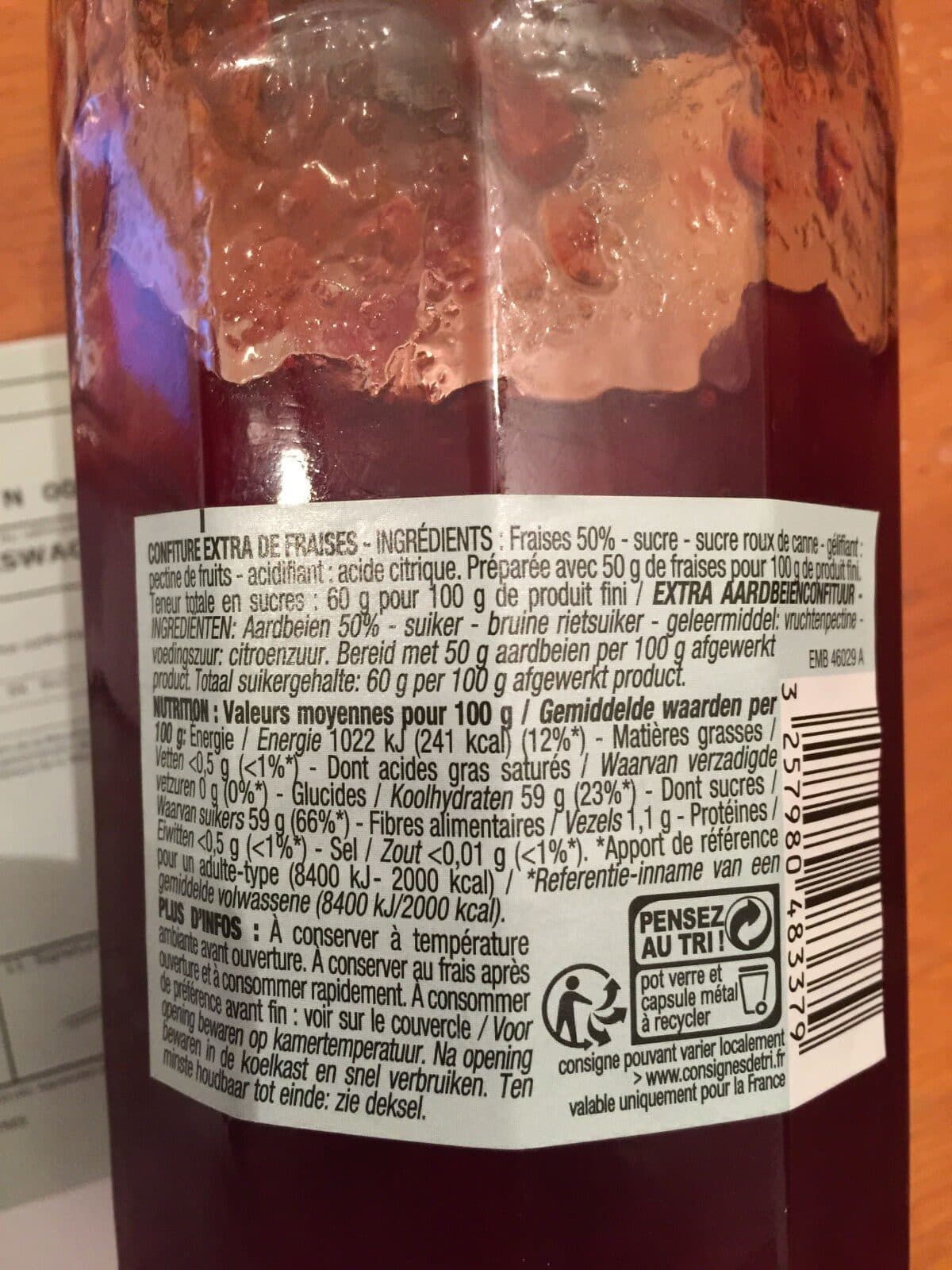 Cora Confiture extra fraise packshot