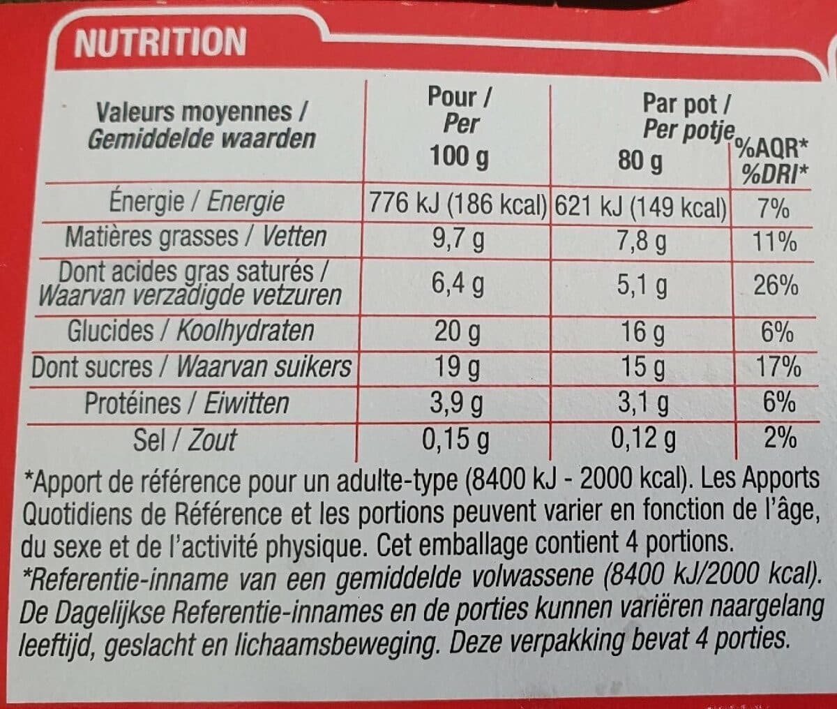Cora Mousse à La Liégeoise Chocolat packshot