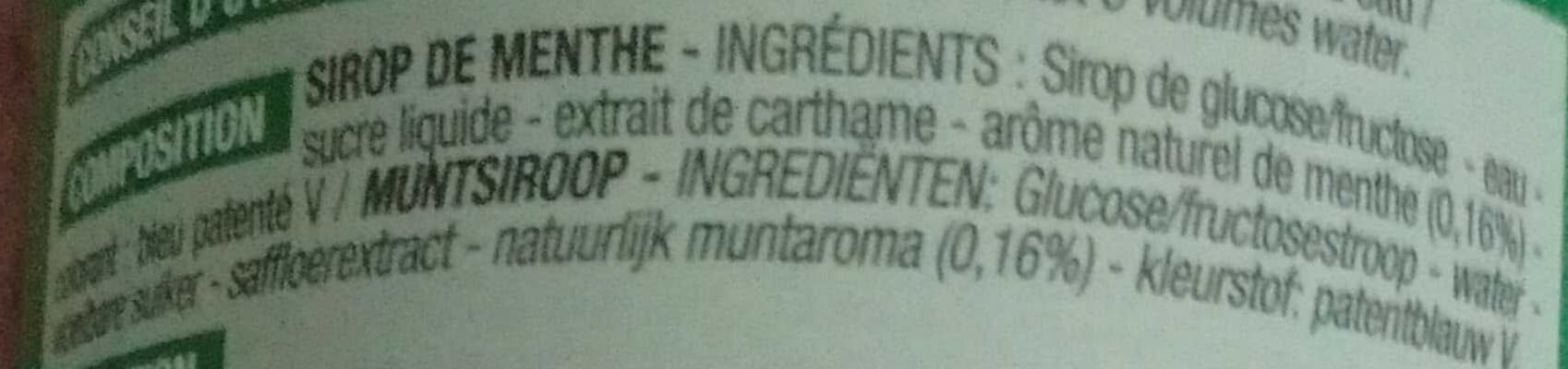 Cora Sirop de Menthe packshot