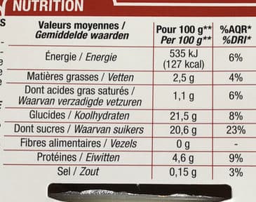 Cora Île flottante sur crème anglaise packshot