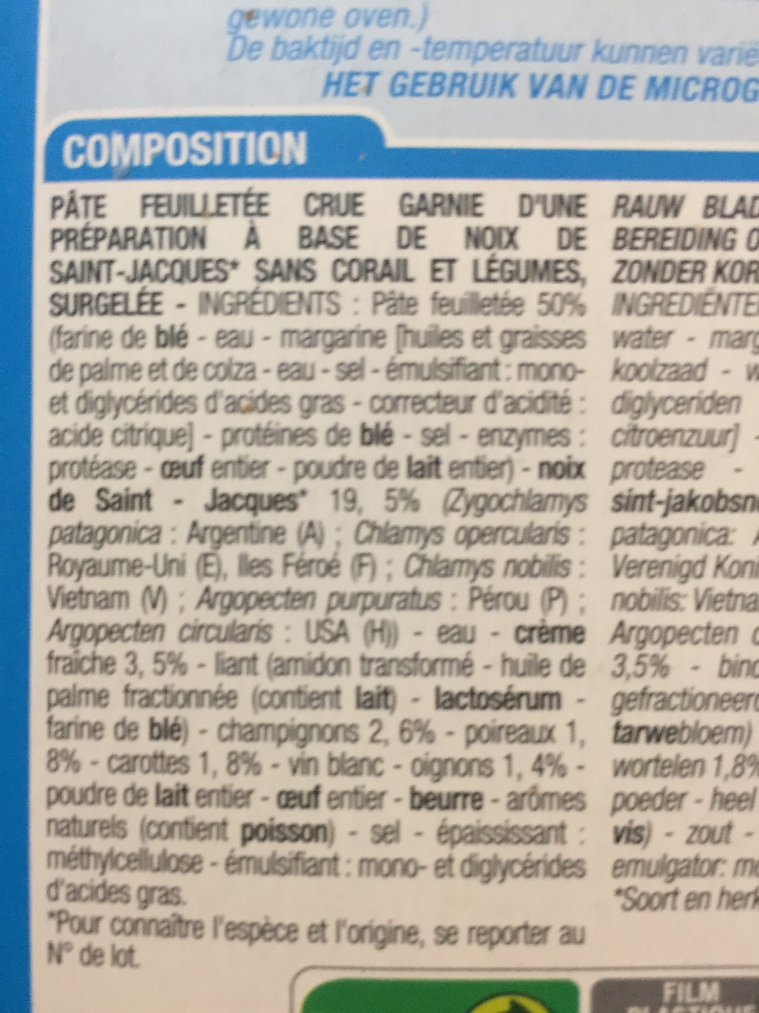 Cora Paniers noix de Saint Jacques packshot