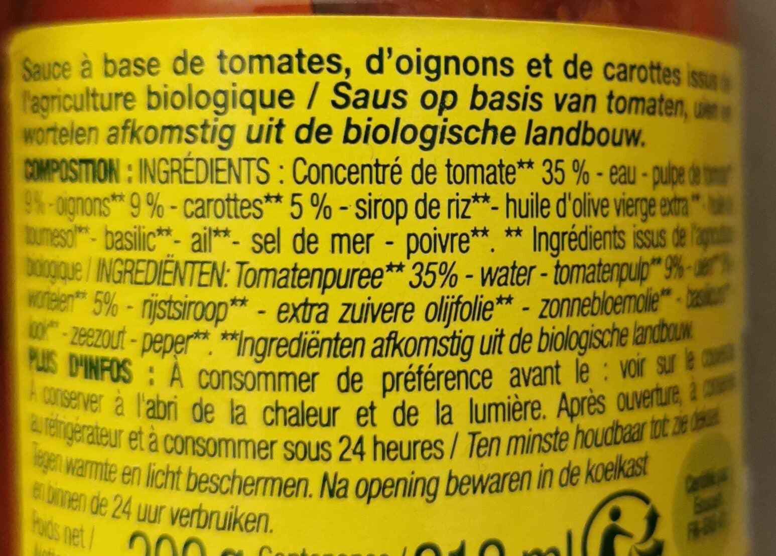 Cora & Match Sauce napolitaine packshot