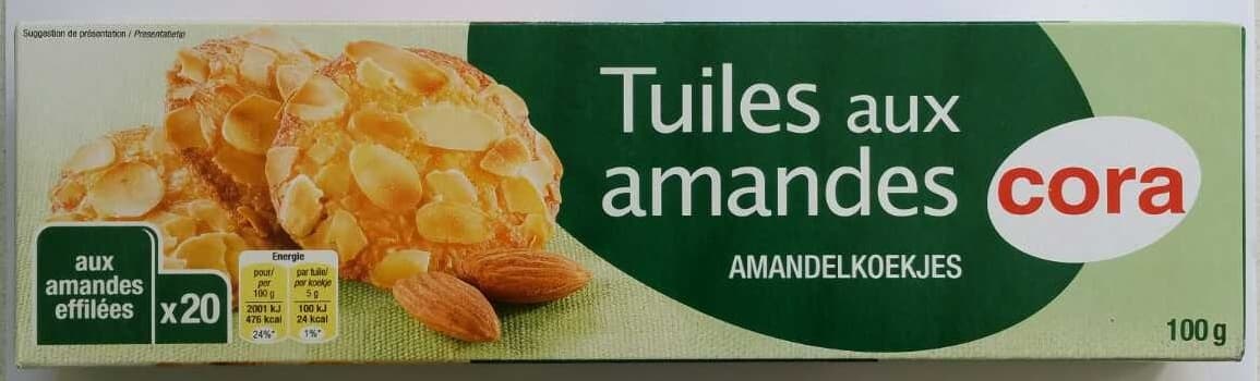 Cora Tuiles aux amandes (x 20) packshot