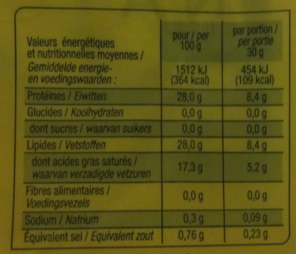 Cora Fromage râpé bio (28% MG) - 100 g - Nature Bio packshot