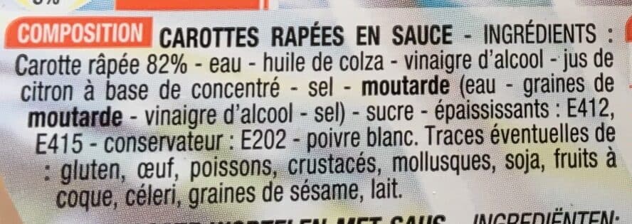 Cora Carottes Râpées packshot