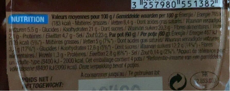 Cora Mousse au chocolat packshot