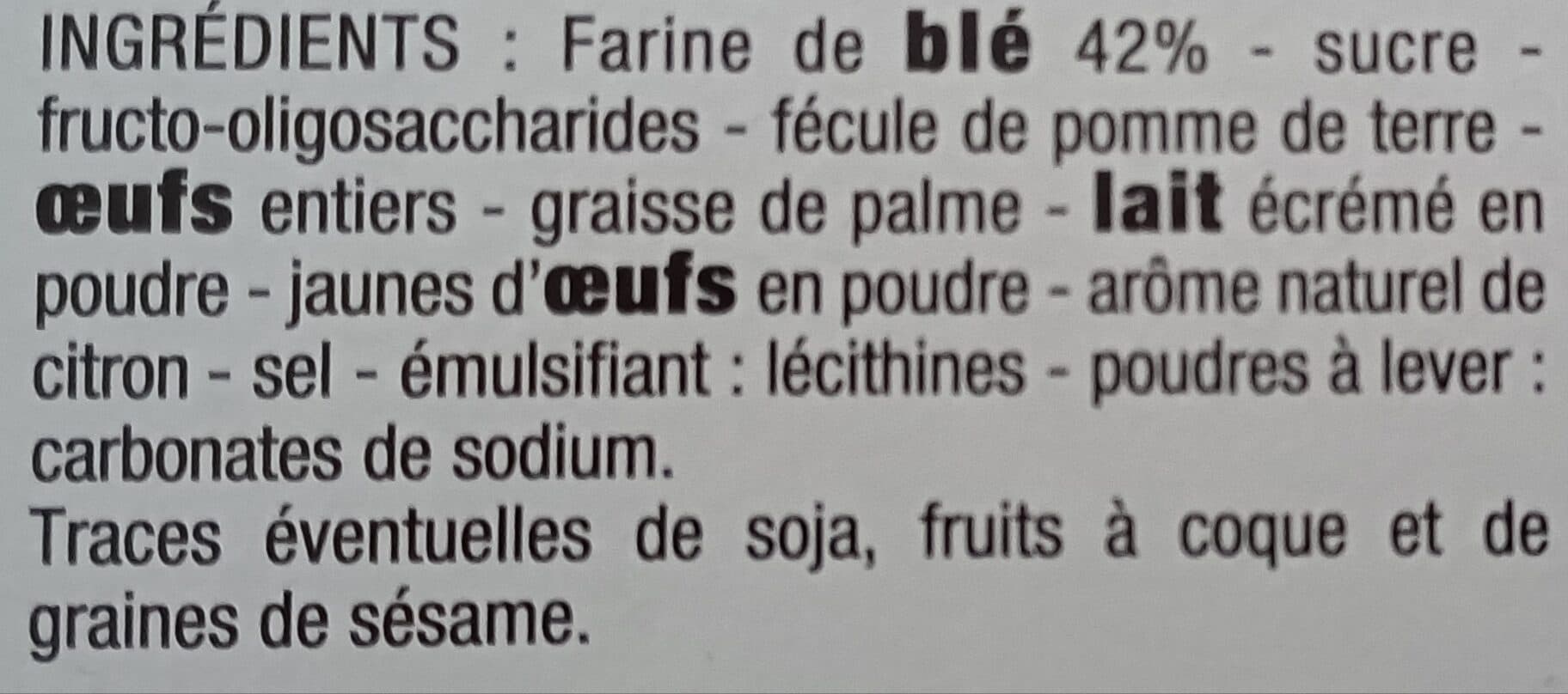 Cora Tuiles saveur citron packshot