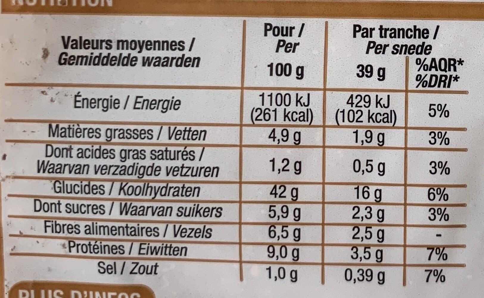 Cora Spécial Sandwich Complet packshot