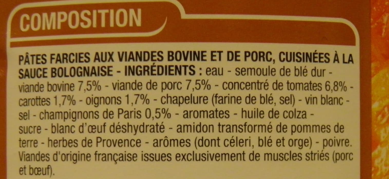 Cora Ravioli Bolognaise packshot