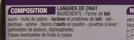 Cora Langues de chat packshot