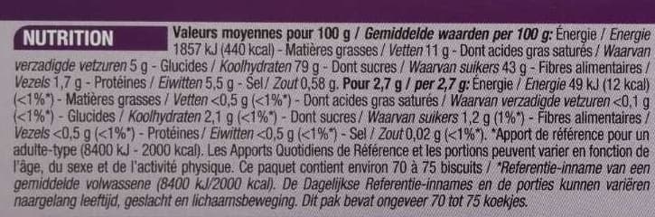 Cora Langues de chat packshot
