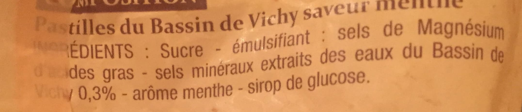 Patrimoine Gourmand Pastilles du Bassin de Vichy saveur Menthe packshot