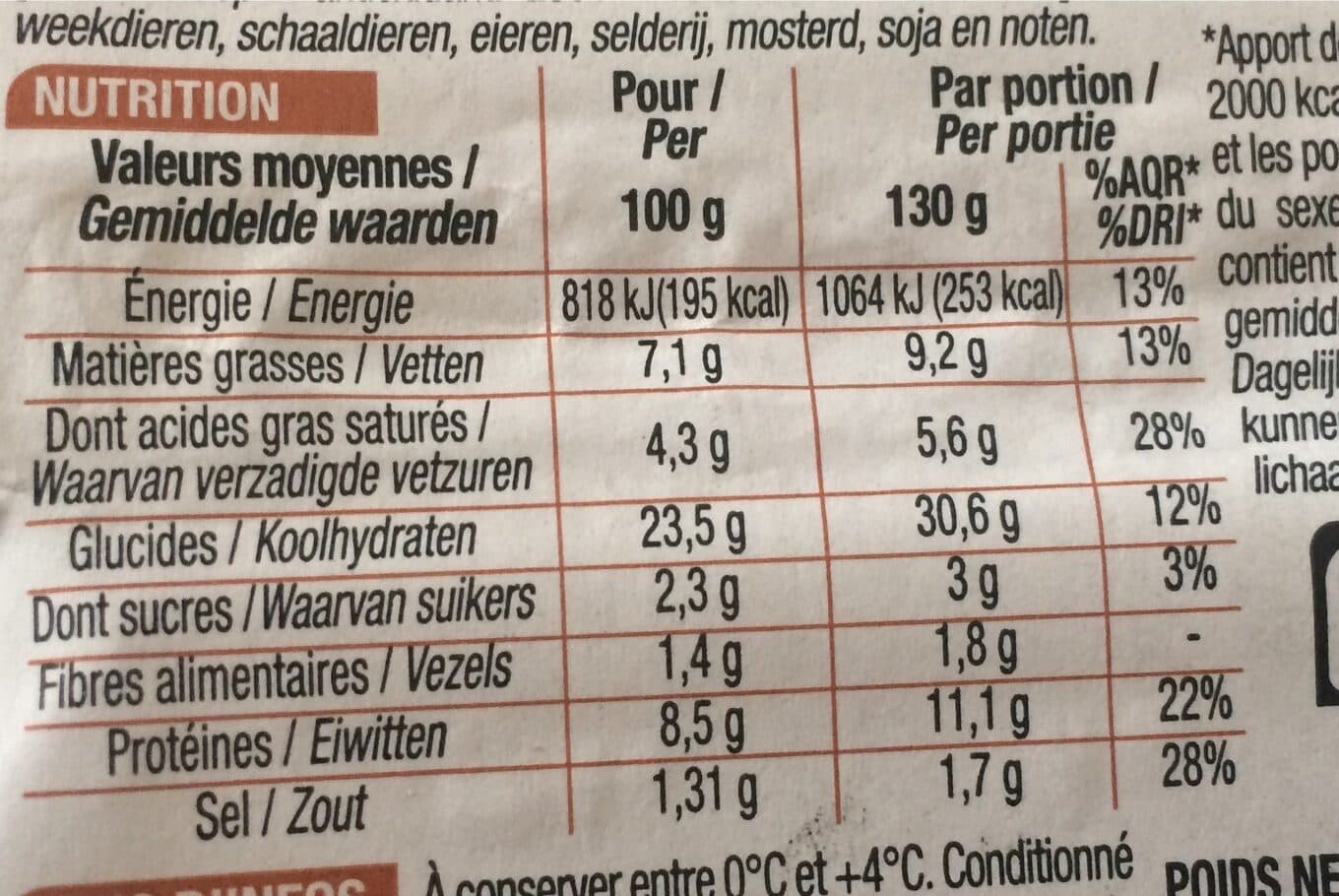 Cora Croque monsieur a la packshot