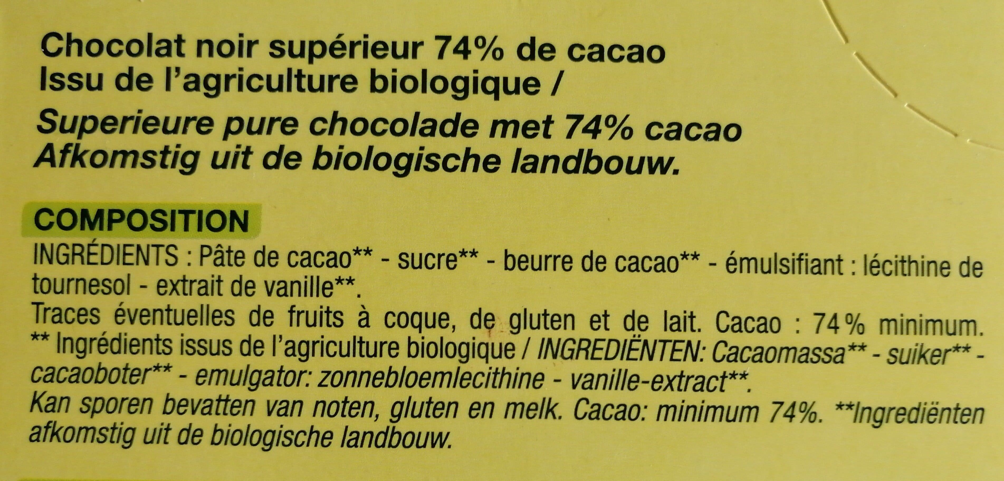 Cora Chocolat noir Nature bio packshot