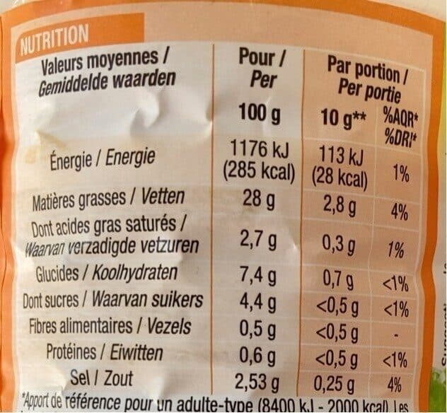 Cora Sauce Crudités Nature packshot