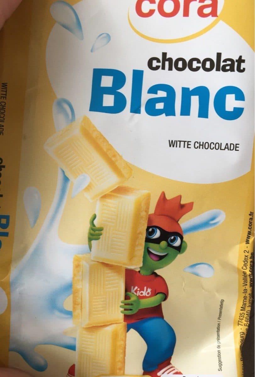 Cora Chocolat blanc packshot