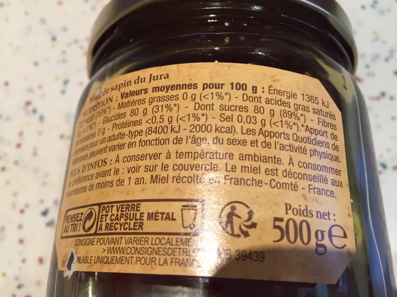 Patrimoine gourmand Patrimoine Gourmand Miel De Sapin Du Jura packshot