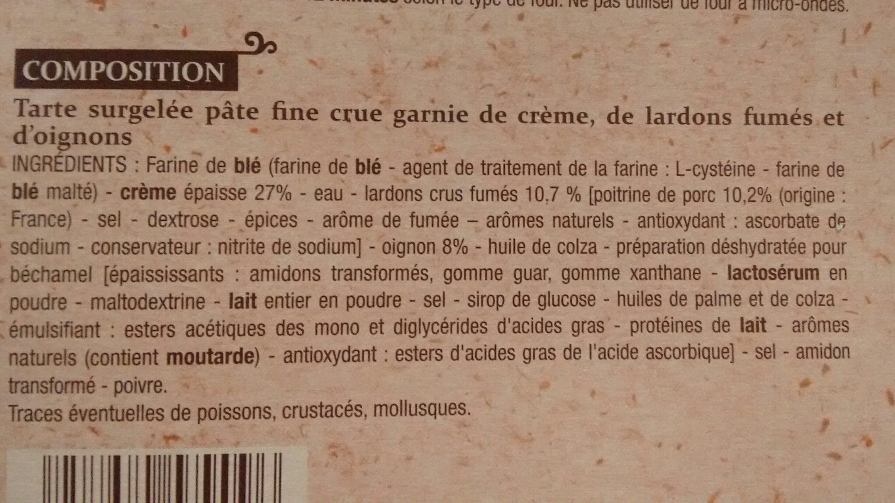 Patrimoine gourmand Tarte Flambée Alsacienne, 260 Grammes, Marque Patrimoine Gourmand packshot