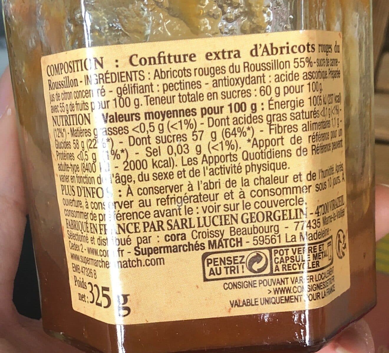 Patrimoine gourmand Confiture D'abricots Rouge Du Roussillon packshot