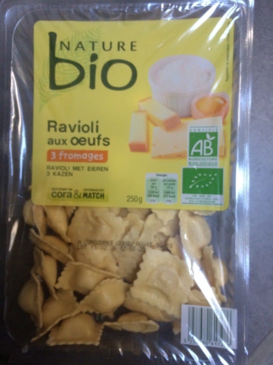 Cora Ravioli aux Oeufs 3 Fromages packshot
