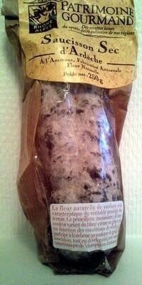 Patrimoine Gourmand Saucisson Sec d\'Ardèche packshot