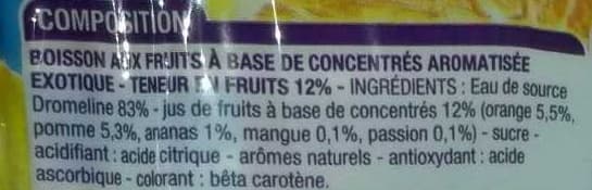 Cora Tropical à l'eau de source sans bulle packshot