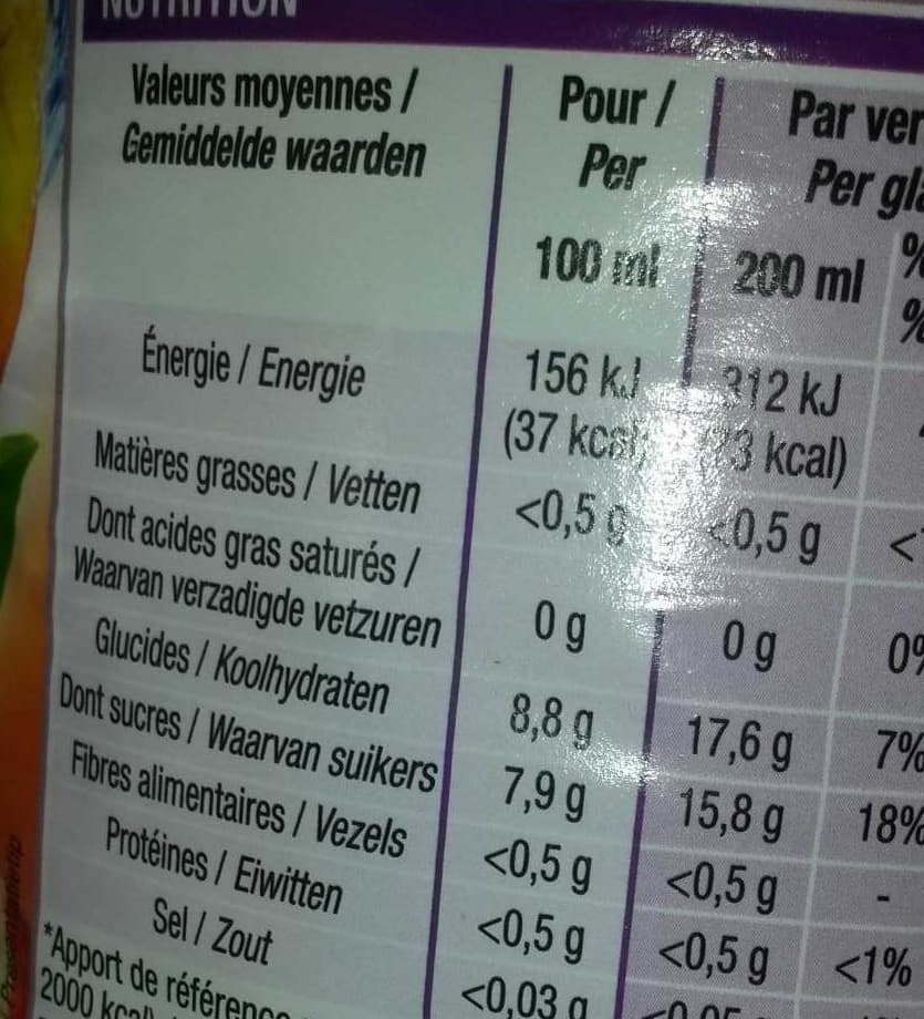 Cora Tropical à l'eau de source sans bulle packshot