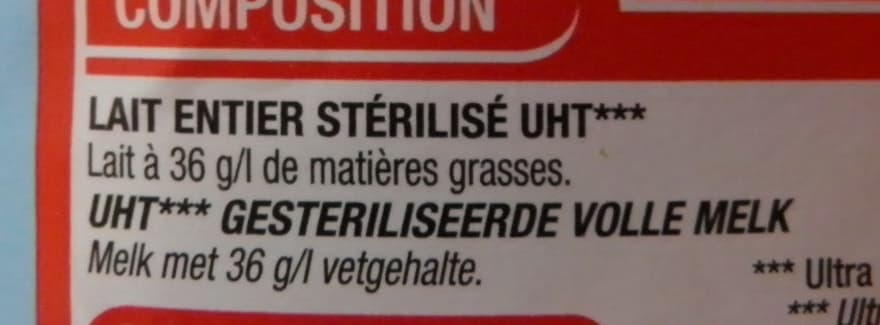 Cora Lait Entier packshot