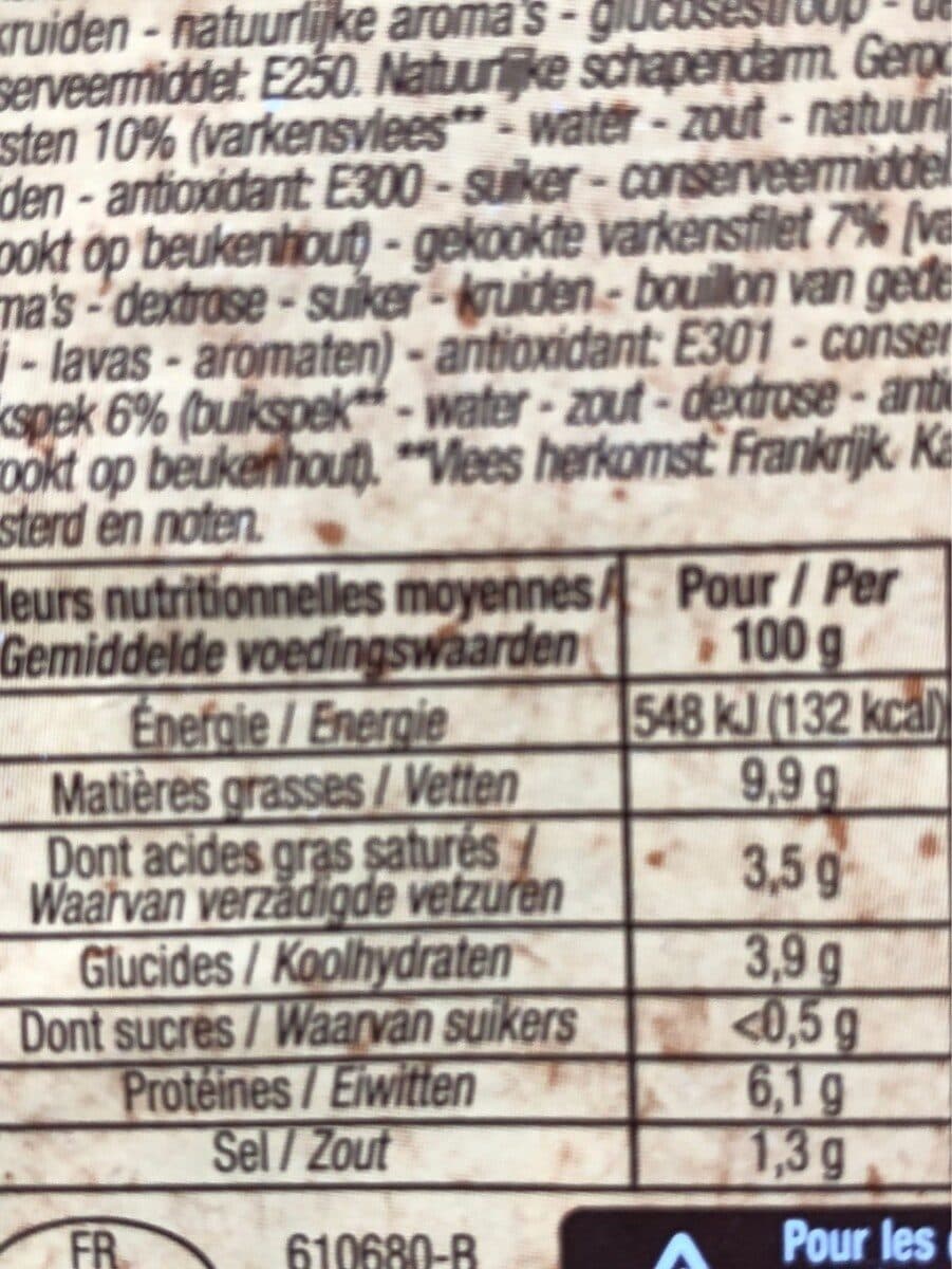 Open Food Facts Choucroûte Garnie, packshot