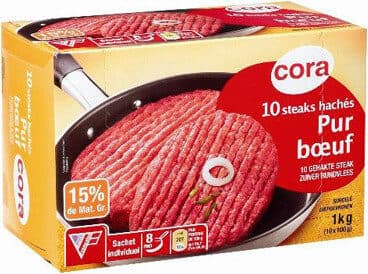 Cora Steak Haché 15% packshot
