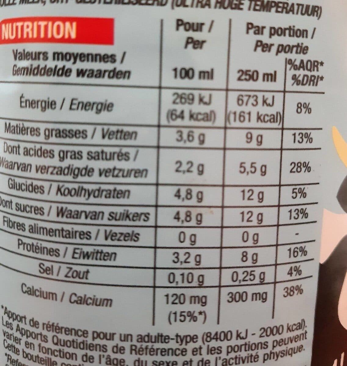 Cora Lait entier UHT packshot