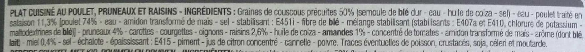 Cora Tajine de poulet packshot